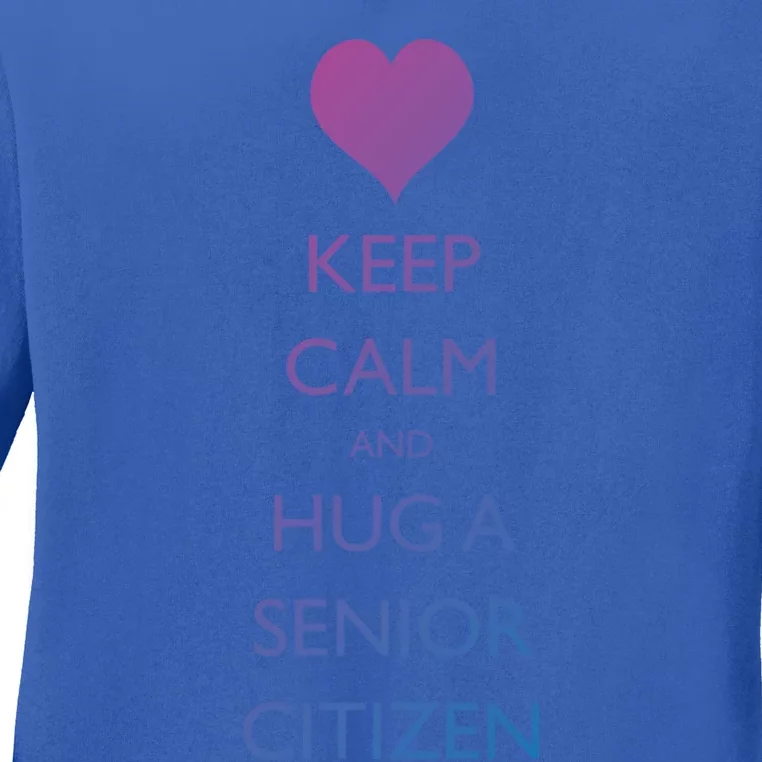 Senior Citizens Day Grandparents Senior Citizen Cute Gift Ladies Long Sleeve Shirt