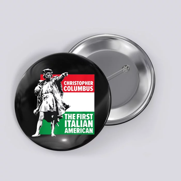 Save Columbus Day Italian Pride Button