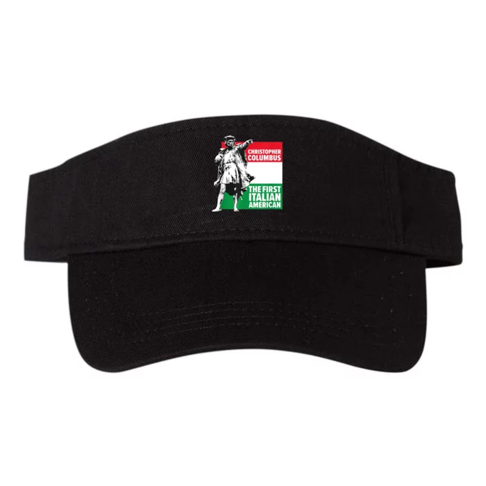 Save Columbus Day Italian Pride Valucap Bio-Washed Visor