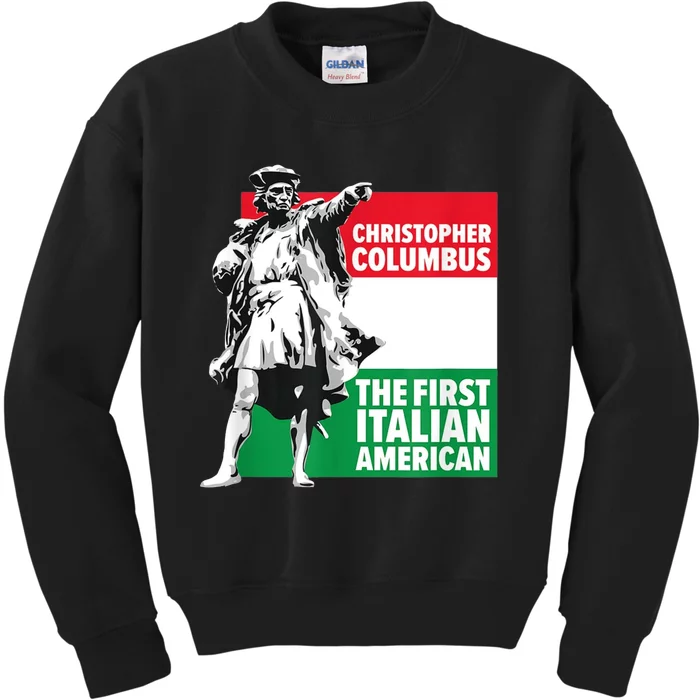 Save Columbus Day Italian Pride Kids Sweatshirt