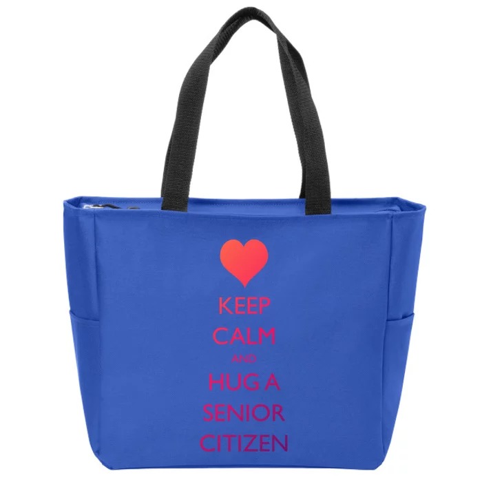 Senior Citizens Day Grandparents Senior Citizen Cute Gift Zip Tote Bag