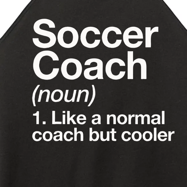 Soccer Coach Definition Sports School Instructor Trainer Women’s Perfect Tri Rocker Tank