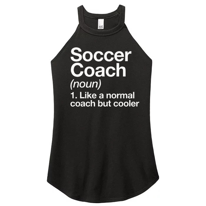 Soccer Coach Definition Sports School Instructor Trainer Women’s Perfect Tri Rocker Tank