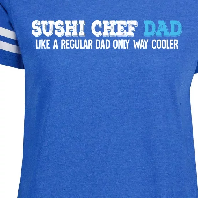 Sushi Chef Dad Gift Enza Ladies Jersey Football T-Shirt