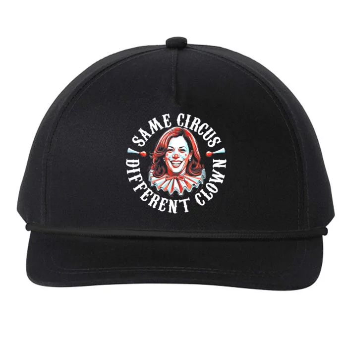 Same Circus Different Clown Anti Kamala 2024 Snapback Five-Panel Rope Hat