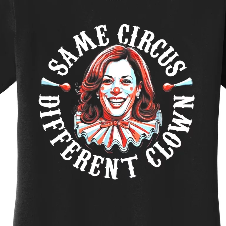 Same Circus Different Clown Anti Kamala 2024 Women's T-Shirt