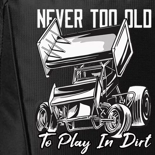 SPRINT CAR DIRT TRACK RACING Play In Dirt City Backpack