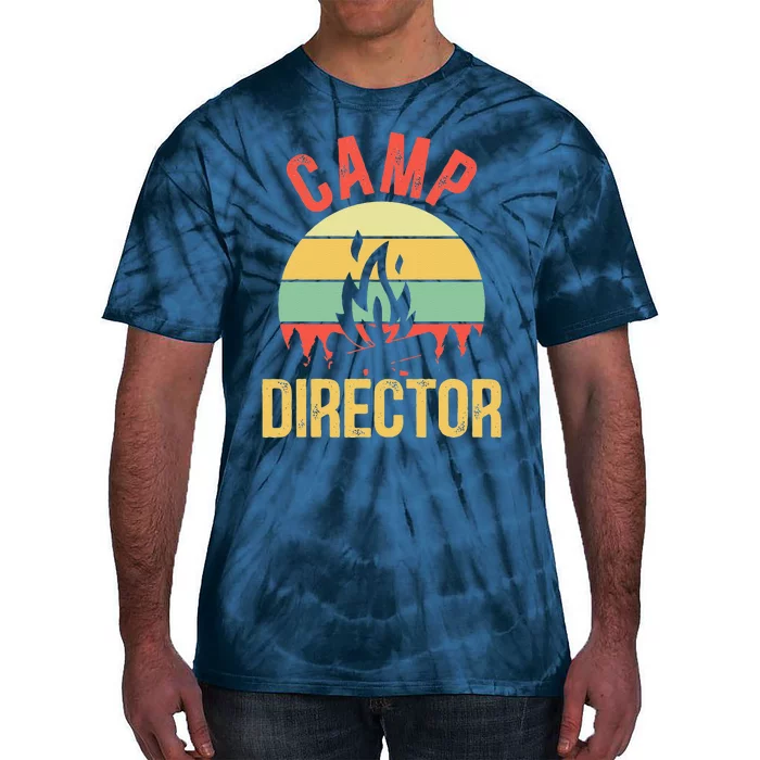 Summer Camp Director Counselor Camper Tie-Dye T-Shirt