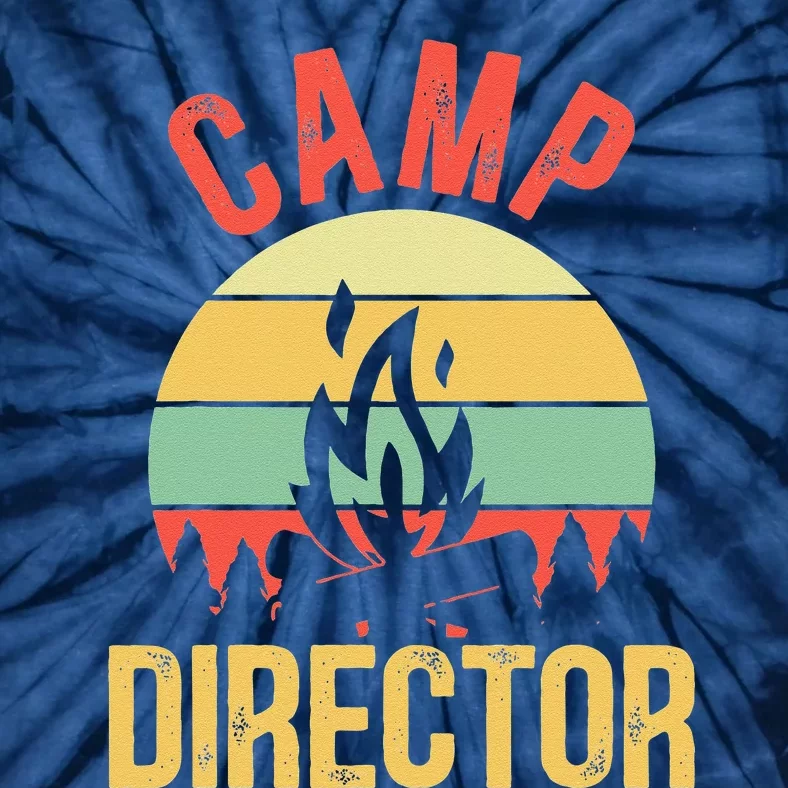 Summer Camp Director Counselor Camper Tie-Dye T-Shirt