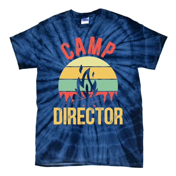 Summer Camp Director Counselor Camper Tie-Dye T-Shirt