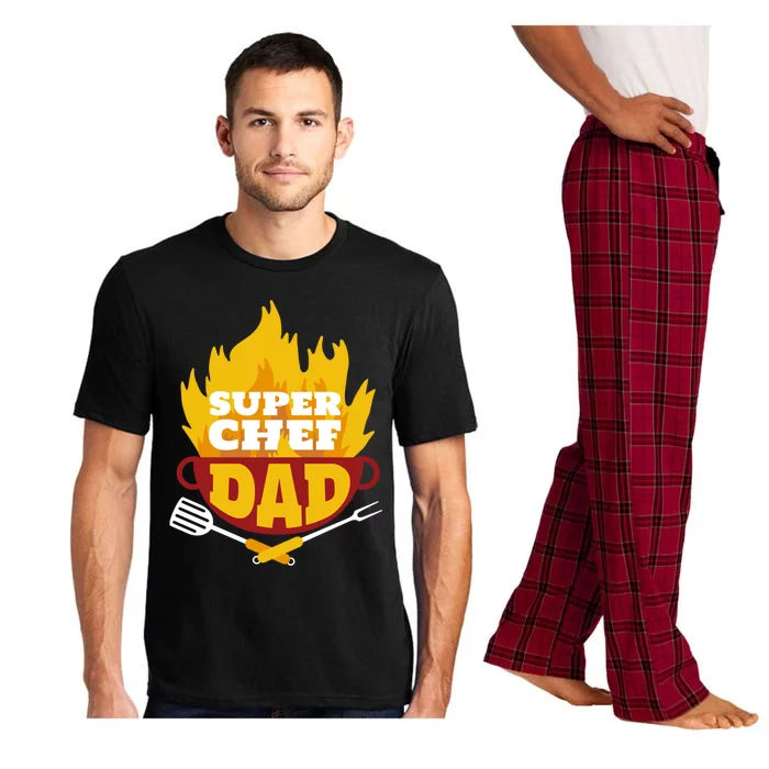 Super Chef Dad Cooking With Fire Meaningful Gift Pajama Set