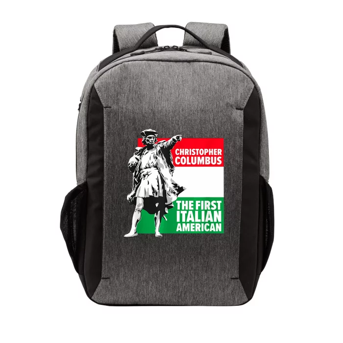 Save Columbus Day Italian Pride Vector Backpack