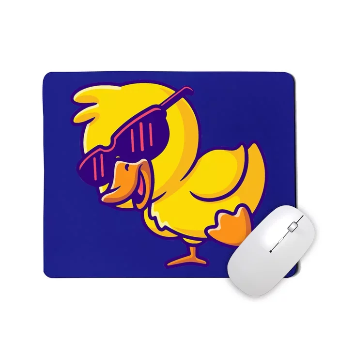 Sunglasses Cute Ducky Shower Lovers Baby Toys Rubber Duck Mousepad