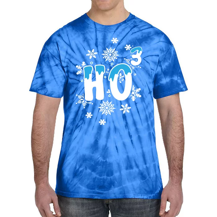 Science Christmas Design Ho Ho Ho Teacher Great Gift Tie-Dye T-Shirt