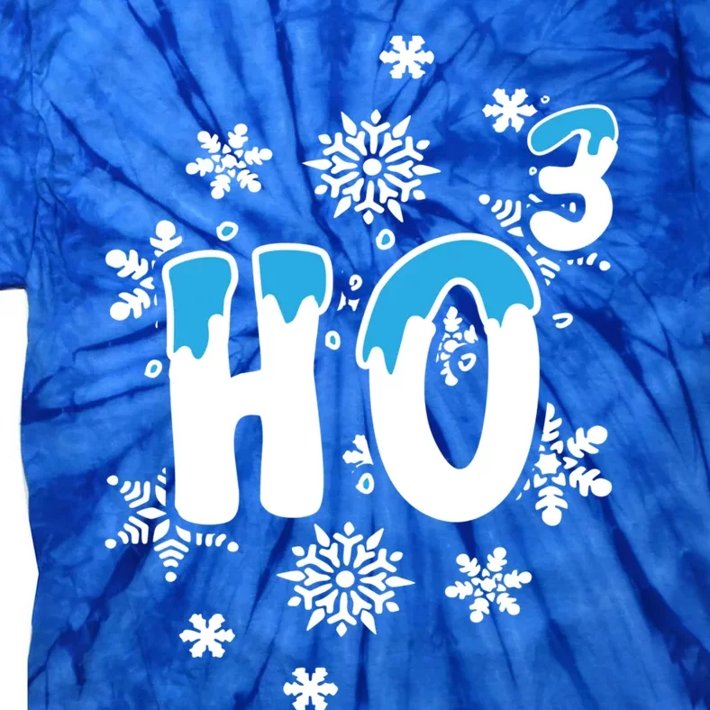 Science Christmas Design Ho Ho Ho Teacher Great Gift Tie-Dye T-Shirt