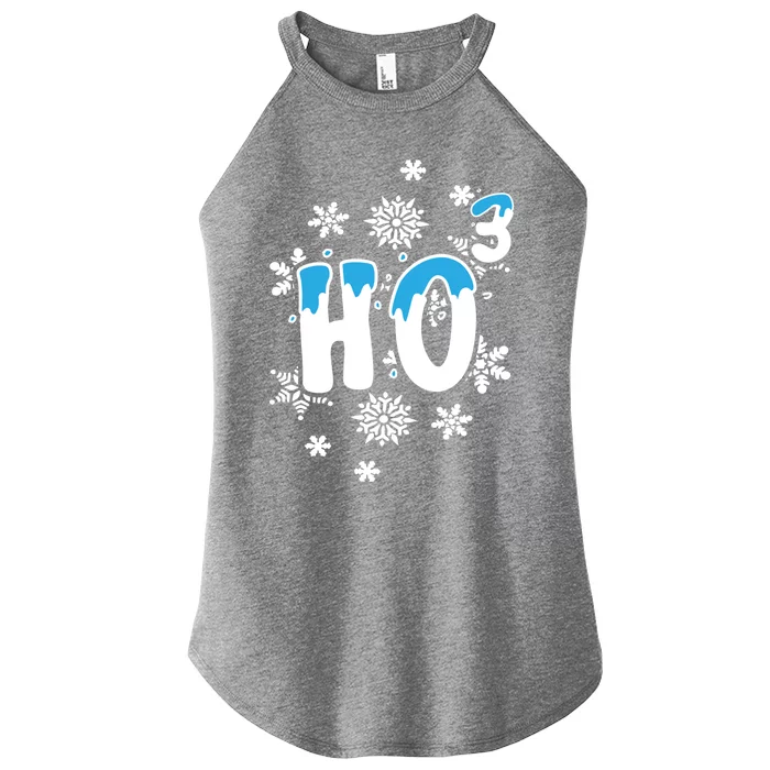 Science Christmas Design Ho Ho Ho Teacher Great Gift Women’s Perfect Tri Rocker Tank