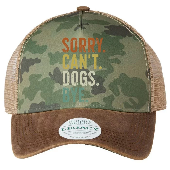 Sorry Cant Dog Bye Legacy Tie Dye Trucker Hat