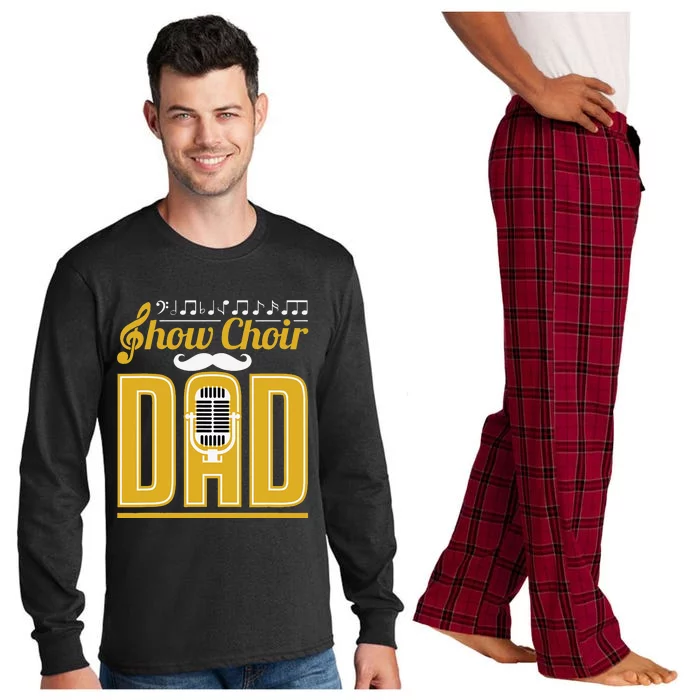 Show Choir Dad Father's Day Father Musical Theater Long Sleeve Pajama Set