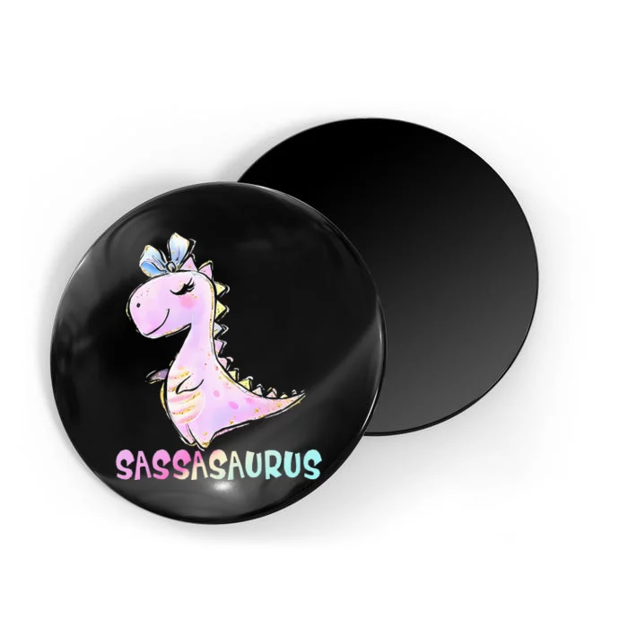 Sassasaurus Cute Dinosaur Funny Magnet