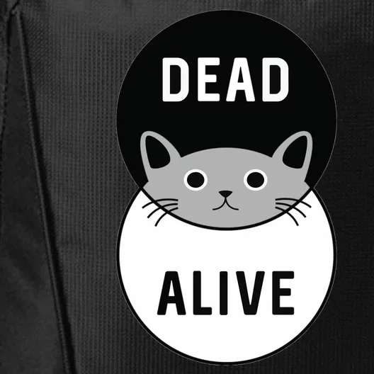 Schrodinger's Cat Dead Or Alive City Backpack