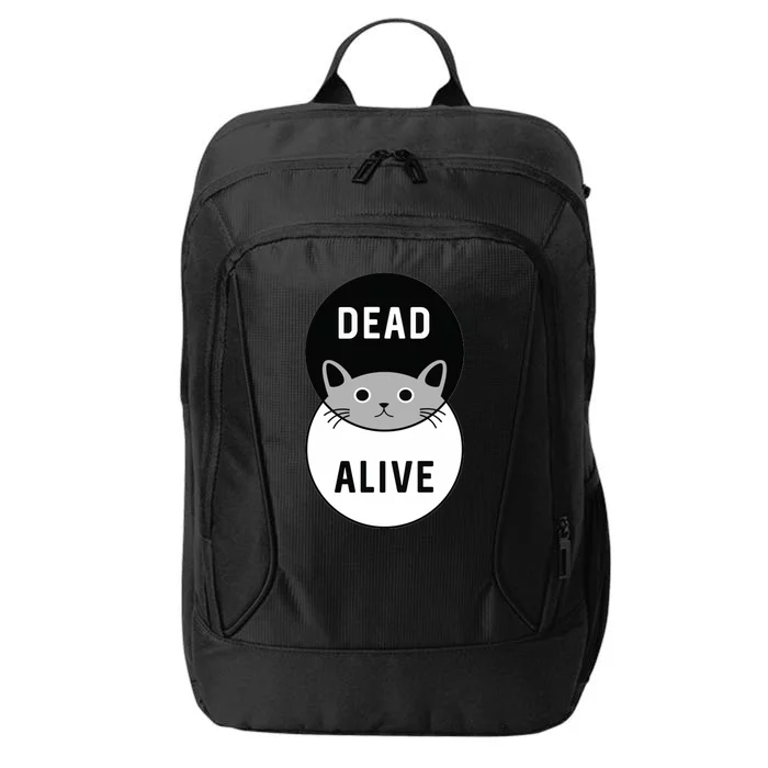 Schrodinger's Cat Dead Or Alive City Backpack