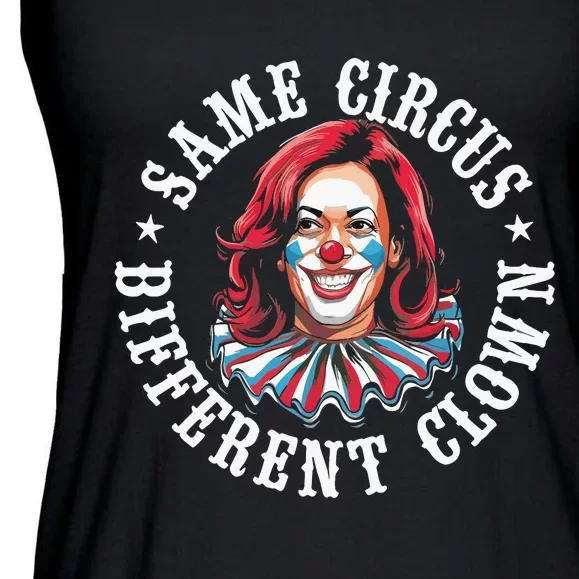 Same Circus Different Clown Ladies Essential Flowy Tank