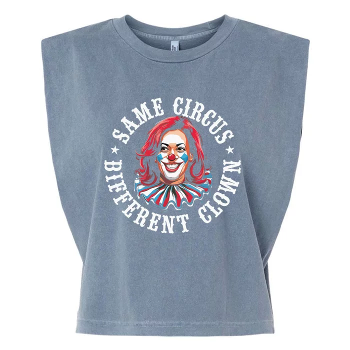 Same Circus Different Clown Garment-Dyed Women's Muscle Tee