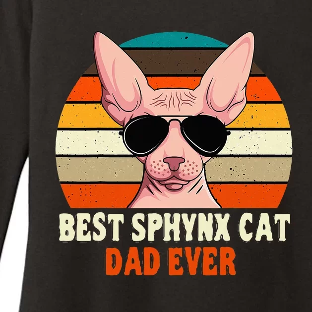 Sphynx Cat Dad Owner Breeder Hairless Pet Lover FatherS Day Womens CVC Long Sleeve Shirt