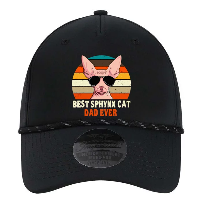 Sphynx Cat Dad Owner Breeder Hairless Pet Lover FatherS Day Performance The Dyno Cap