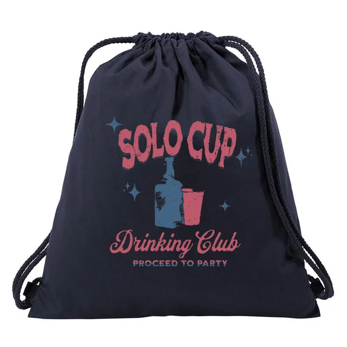 Solo Club Drinking Club Drawstring Bag