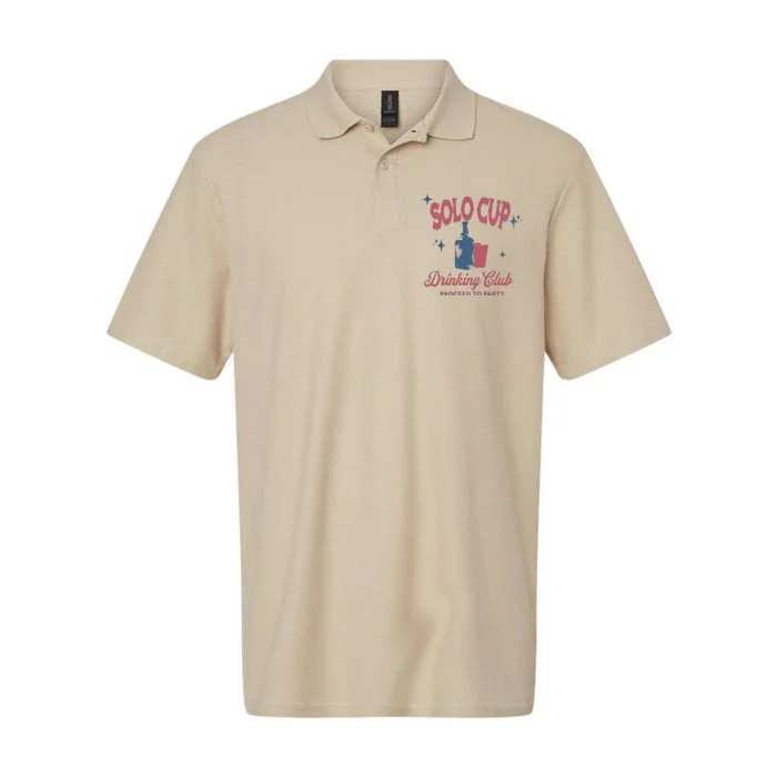 Solo Club Drinking Club Softstyle Adult Sport Polo