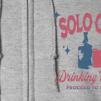 Solo Club Drinking Club Full Zip Hoodie