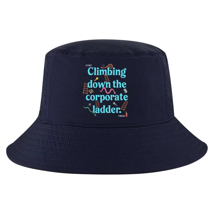 Start Climbing Down The Corporate Ladder Cool Comfort Performance Bucket Hat