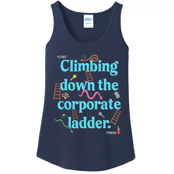 Start Climbing Down The Corporate Ladder Ladies Essential Tank