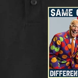 Same Circus Different Clown Funny Kamala Harris Clown Dry Zone Grid Performance Polo