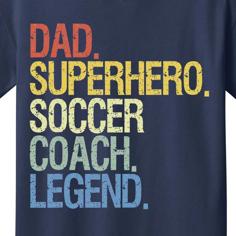 Soccer coach dad Kids T-Shirt