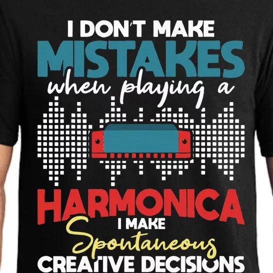 Spontaneous Creative Decisions Harmonica Player Harmonicist Pajama Set