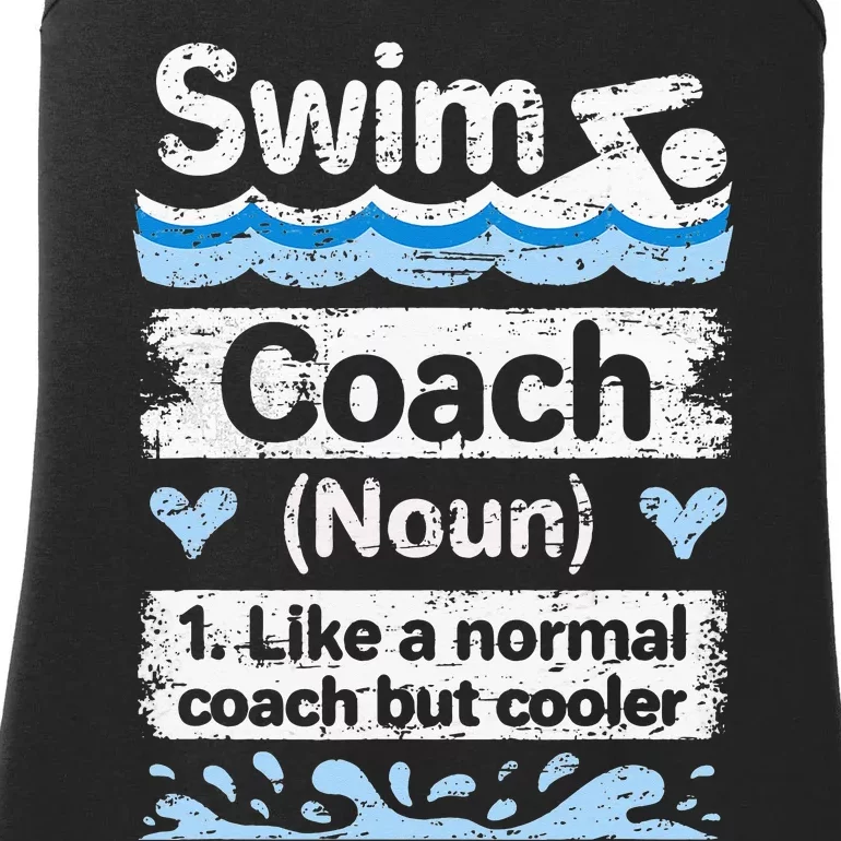 Swim Coach Definition Swimming Coach Ladies Essential Tank