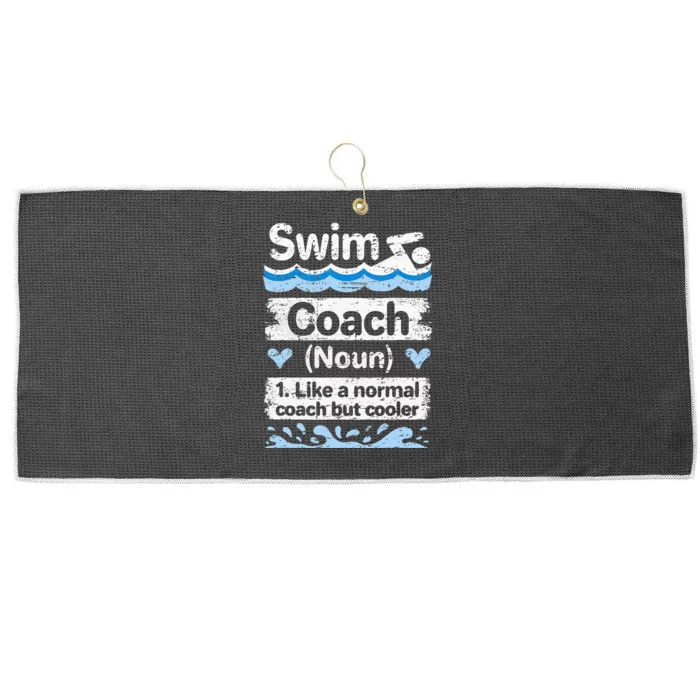 Swim Coach Definition Swimming Coach Large Microfiber Waffle Golf Towel