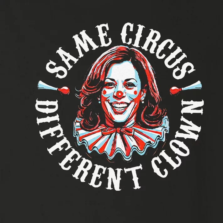 Same Circus Different Clown Funny Kamala Harris Clown Gift Toddler Long Sleeve Shirt