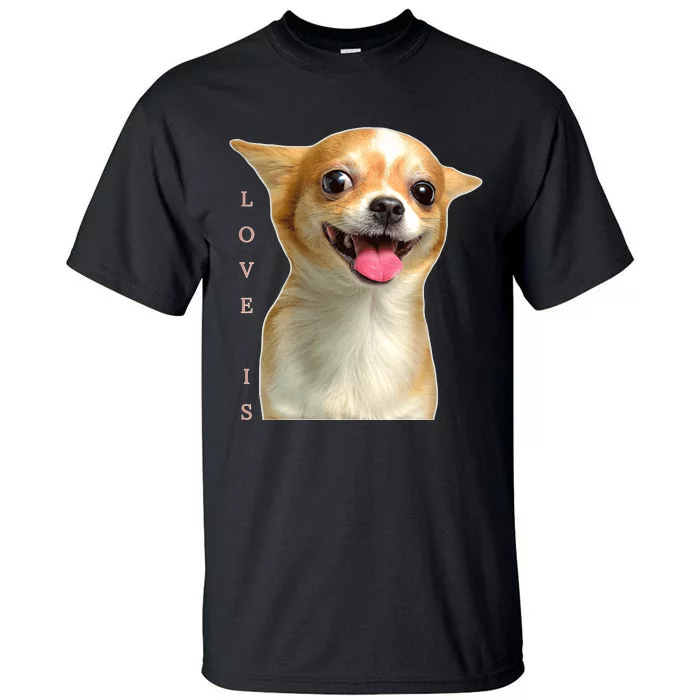 S Chihuahua Dog Mom Dad Love Pet Puppy Chiuauaha Tall T-Shirt