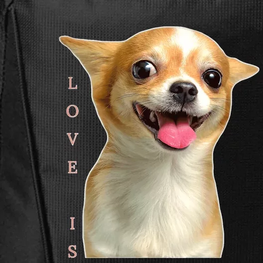 S Chihuahua Dog Mom Dad Love Pet Puppy Chiuauaha City Backpack