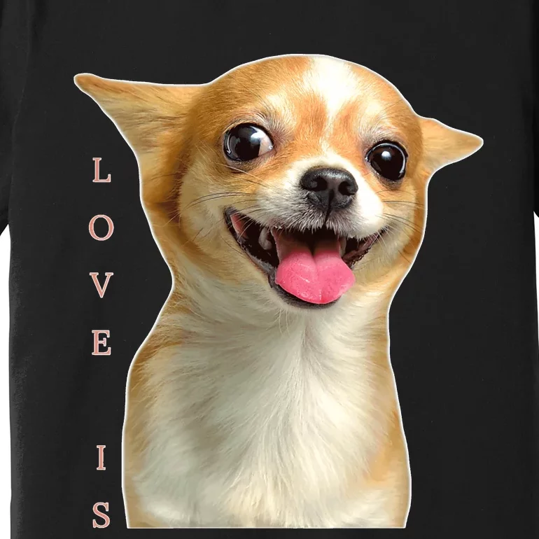 S Chihuahua Dog Mom Dad Love Pet Puppy Chiuauaha Premium T-Shirt