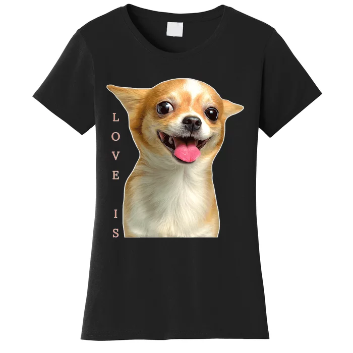 S Chihuahua Dog Mom Dad Love Pet Puppy Chiuauaha Women's T-Shirt