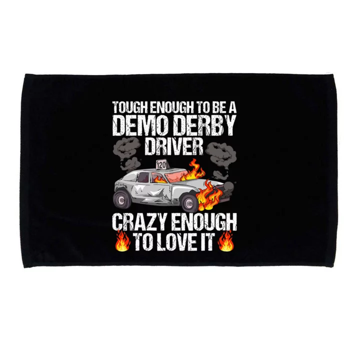 Smashing Cars Demolition Derby Quote For A Demo Derby Driver Microfiber Hand Towel