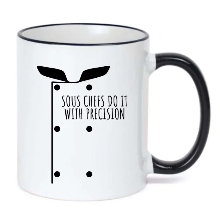 Sous Chefs Do It With Precision Great Gift Black Color Changing Mug