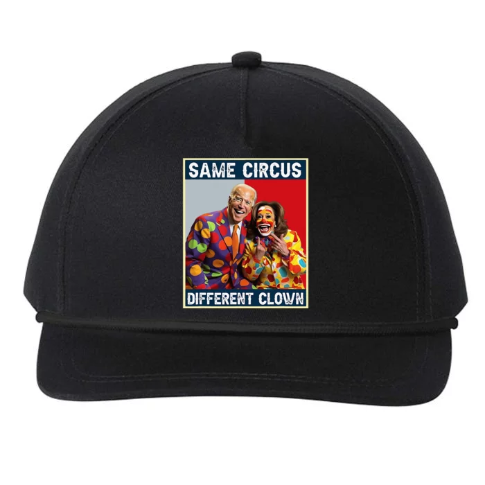 Same Circus Different Clown Snapback Five-Panel Rope Hat