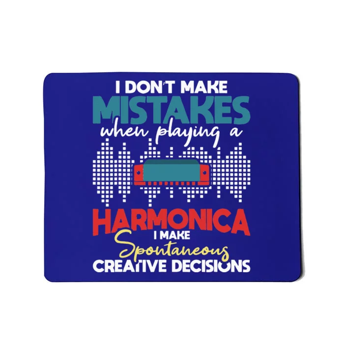 Spontaneous Creative Decisions Harmonica Player Harmonicist Mousepad