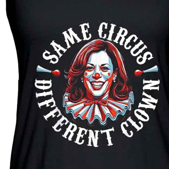 Same Circus Different Clown Funny Kamala Harris Clown Ladies Essential Flowy Tank