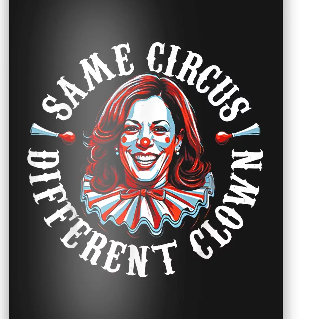 Same Circus Different Clown Funny Kamala Harris Clown Poster